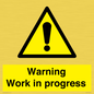 WC5794: Warning Work in progress