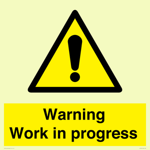 WC5794: Warning Work in progress