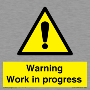 WC5794: Warning Work in progress
