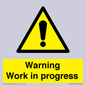WC5794: Warning Work in progress