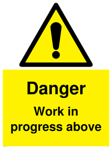 WC5795: Danger Work in progress above