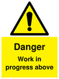 WC5795: Danger Work in progress above
