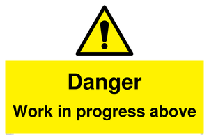 WC5795: Danger Work in progress above