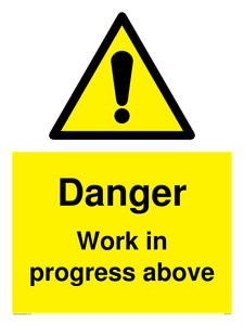 WC5795: Danger Work in progress above