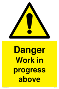WC5795: Danger Work in progress above