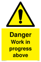 WC5795: Danger Work in progress above