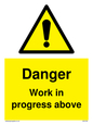 WC5795: Danger Work in progress above