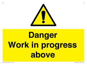 WC5795: Danger Work in progress above