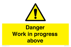 WC5795: Danger Work in progress above