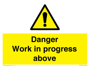WC5795: Danger Work in progress above