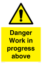 WC5795: Danger Work in progress above