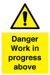 WC5795: Danger Work in progress above
