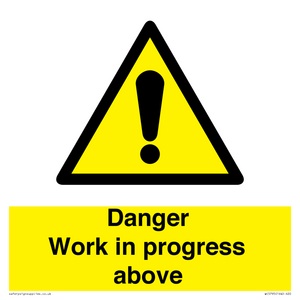 WC5795: Danger Work in progress above