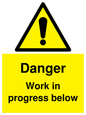 WC5797: Danger Work in progress below