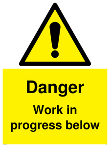 WC5797: Danger Work in progress below