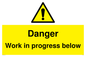 WC5797: Danger Work in progress below