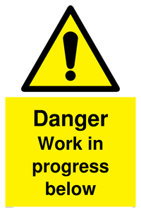 WC5797: Danger Work in progress below