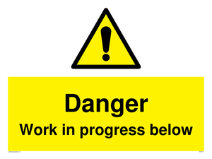 WC5797: Danger Work in progress below