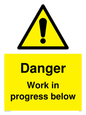 WC5797: Danger Work in progress below