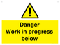 WC5797: Danger Work in progress below