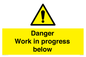 WC5797: Danger Work in progress below