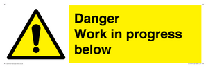 WC5797: Danger Work in progress below