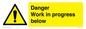 WC5797: Danger Work in progress below
