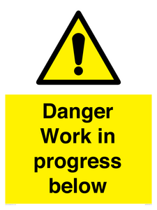 WC5797: Danger Work in progress below