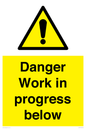 WC5797: Danger Work in progress below