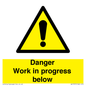 WC5797: Danger Work in progress below