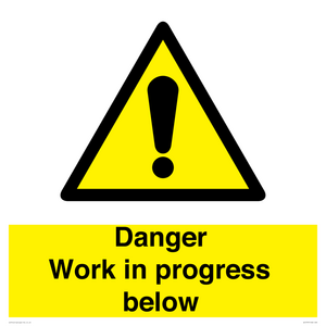 WC5797: Danger Work in progress below