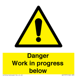 WC5797: Danger Work in progress below