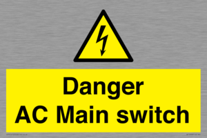 WE10058: Danger AC Main switch