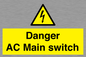 WE10058: Danger AC Main switch