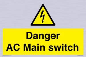 WE10058: Danger AC Main switch