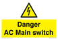 WE10058: Danger AC Main switch