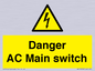 WE10058: Danger AC Main switch