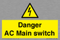 WE10058: Danger AC Main switch
