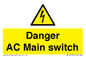 WE10058: Danger AC Main switch