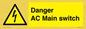 WE10058: Danger AC Main switch