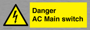 WE10058: Danger AC Main switch