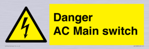 WE10058: Danger AC Main switch