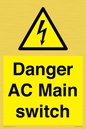 WE10058: Danger AC Main switch