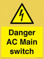 WE10058: Danger AC Main switch