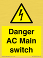 WE10058: Danger AC Main switch