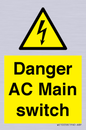 WE10058: Danger AC Main switch