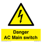 WE10058: Danger AC Main switch