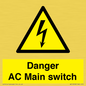 WE10058: Danger AC Main switch
