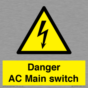 WE10058: Danger AC Main switch