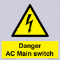 WE10058: Danger AC Main switch